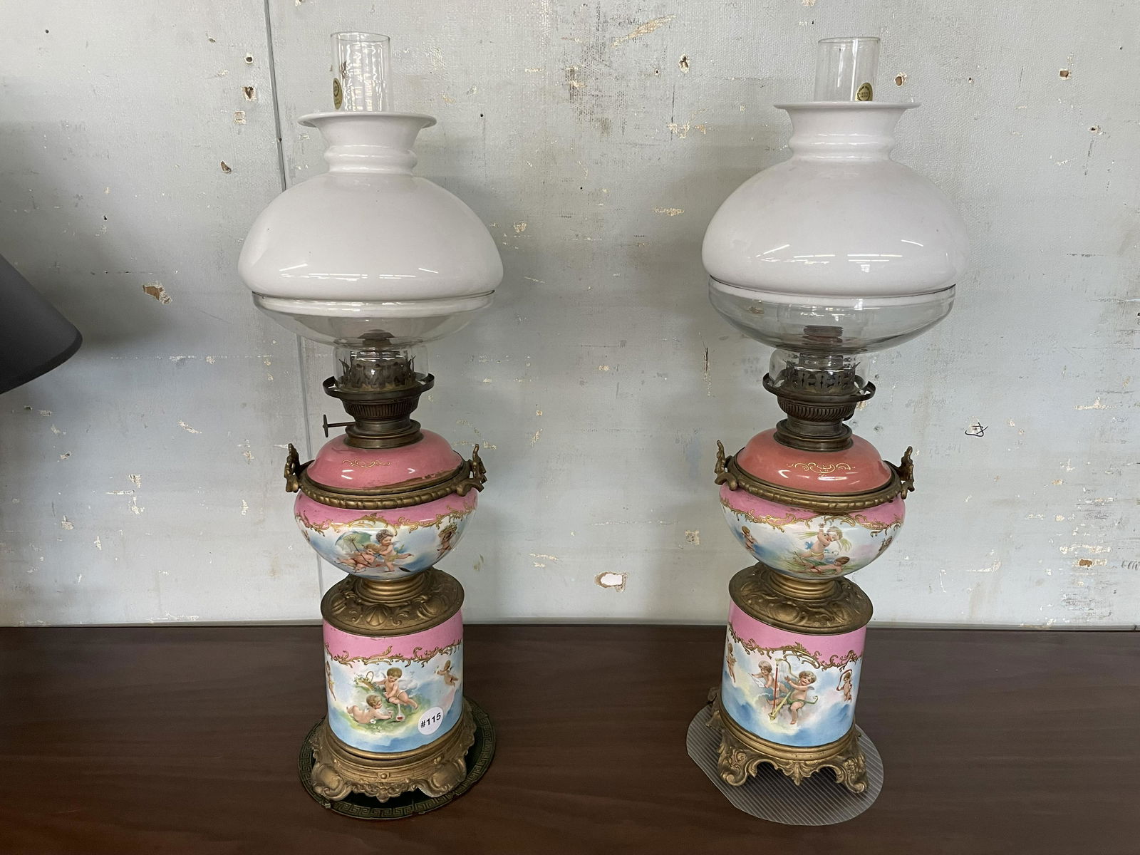 Pair Of French Ormolu Mounted Lamps (1 of 5)