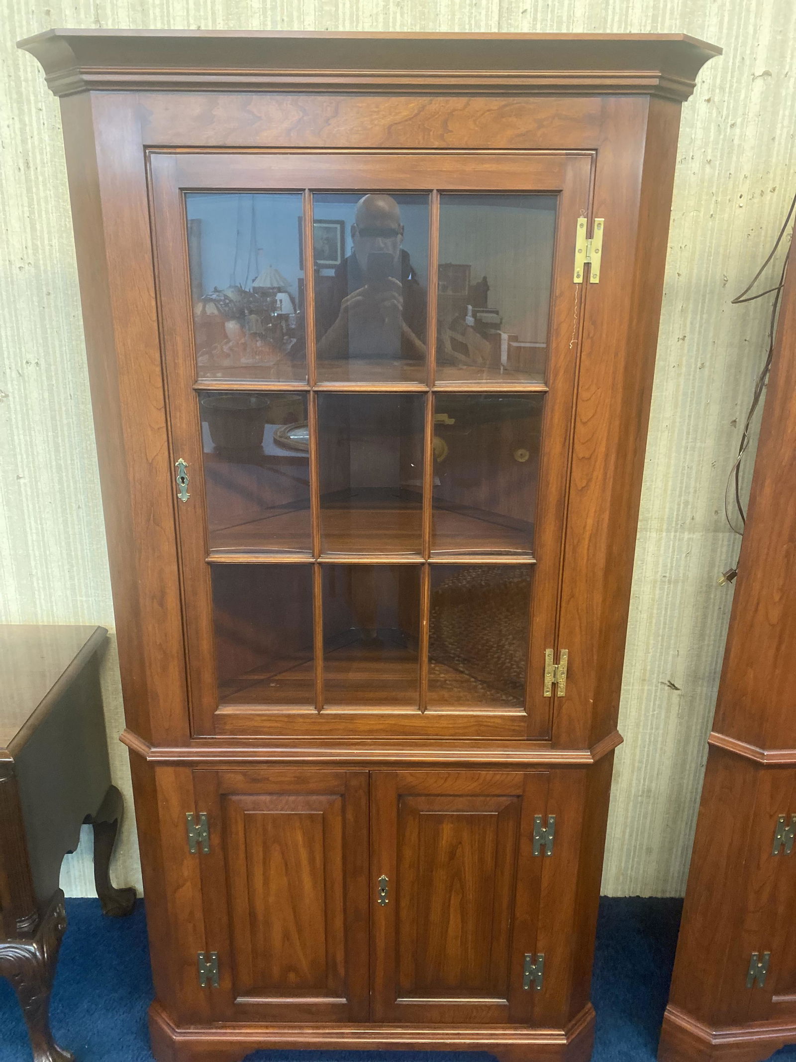 Henkel Harris Cherry Corner Cabinet (1 of 3)