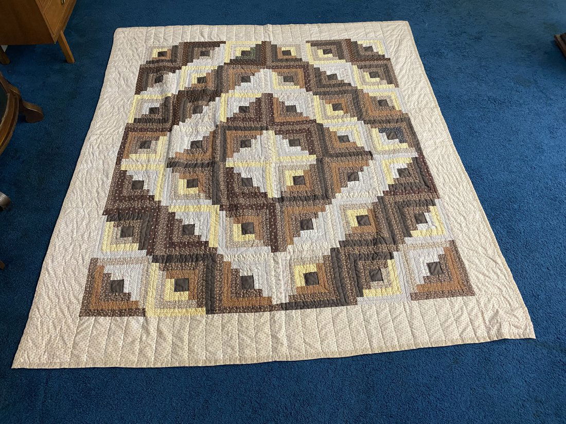 Vintage Geometric Quilt (1 of 5)