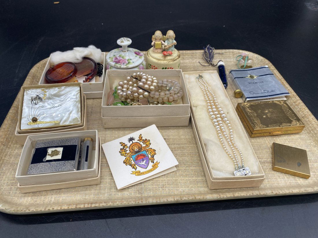 Lot of Vintage Costume Jewelry, Perfume, Plus (1 of 5)