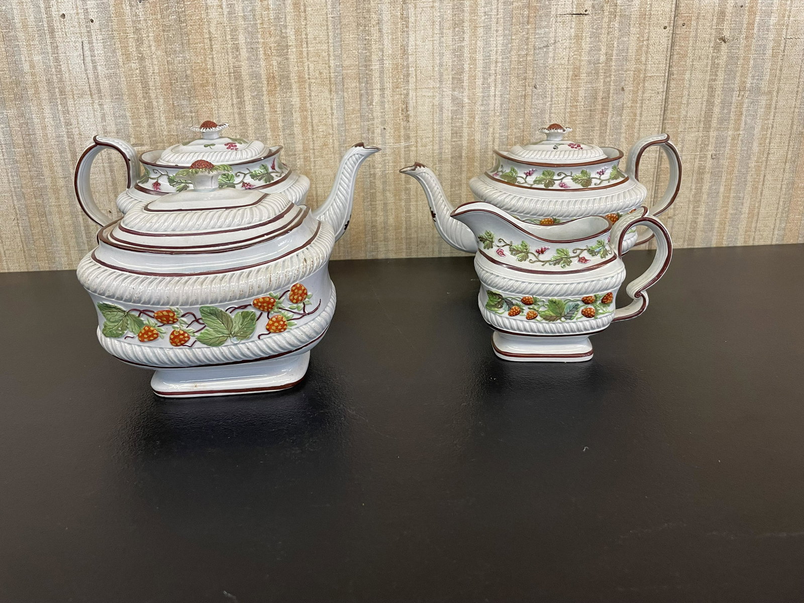 Early 19th Century Strawberry Soft Paste Serving Piece (1 of 6)