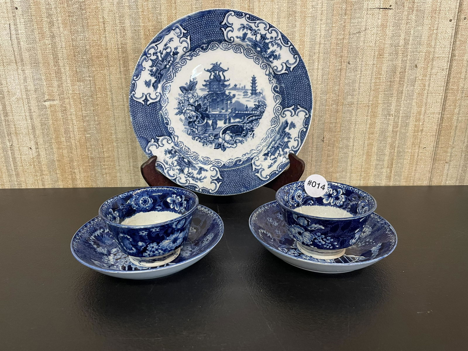 Early Blue Transferware Grouping (1 of 5)