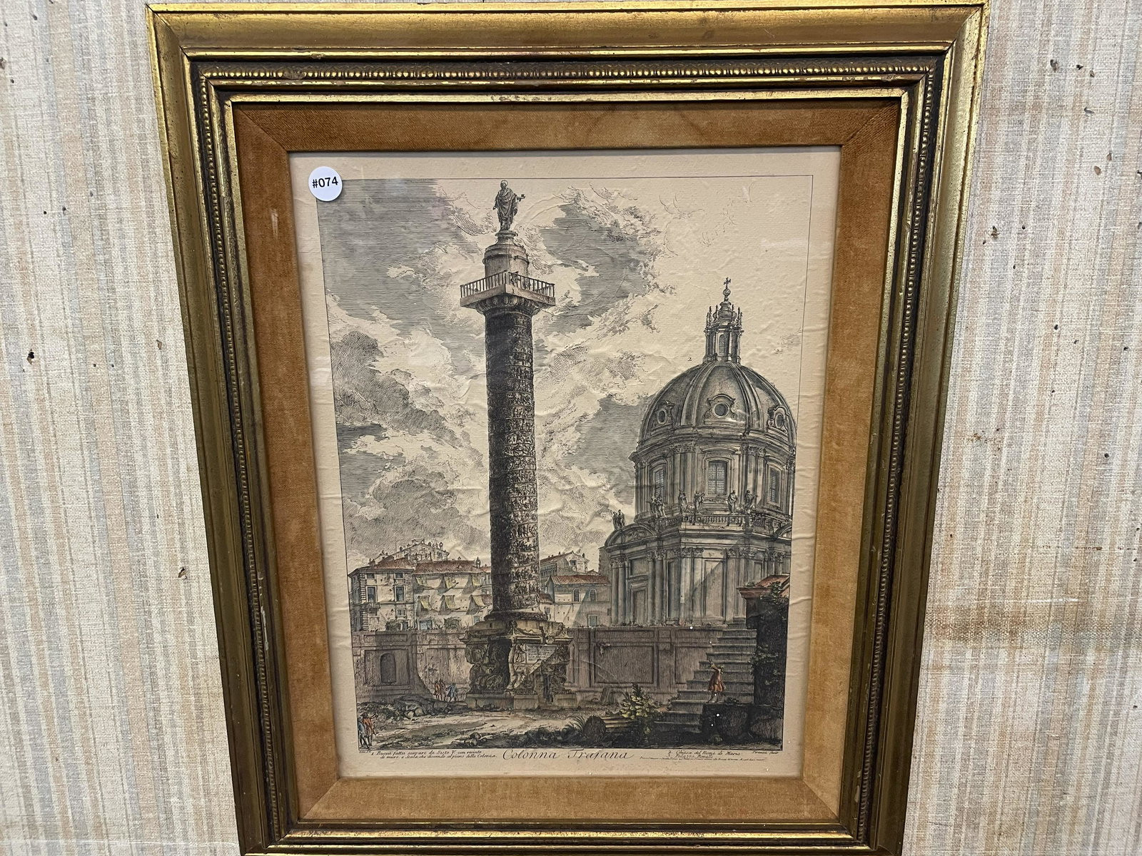 18th Century Original Piranesi Fecit Etching (1 of 6)