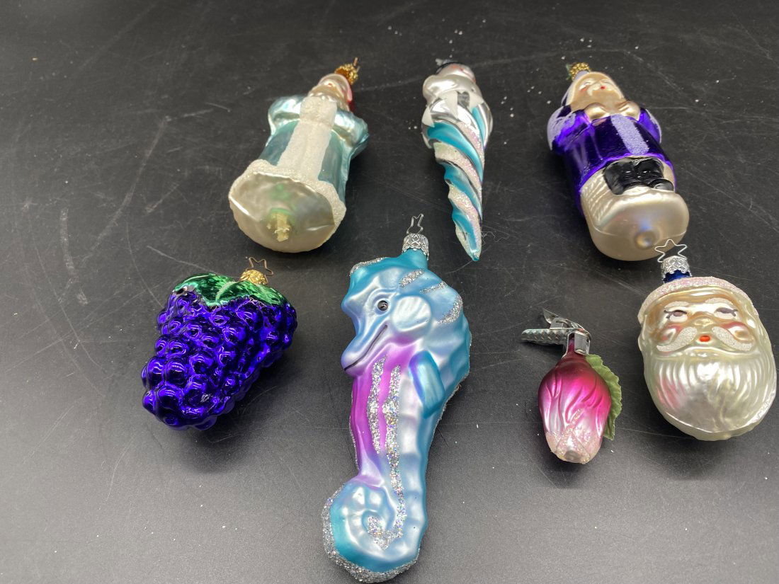 Seven Old World Christmas Ornaments (1 of 3)