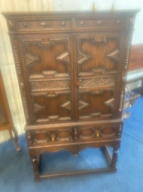 Jacobean Style Revival Cabinet by Kensington (1 of 10)