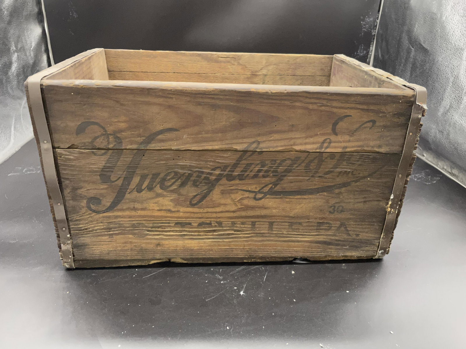 Antique Yuengling Advertising Crate: Measures 19" x 10".