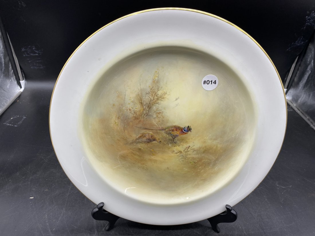 Royal Worcester "Pheasant" Charger (1 of 5)
