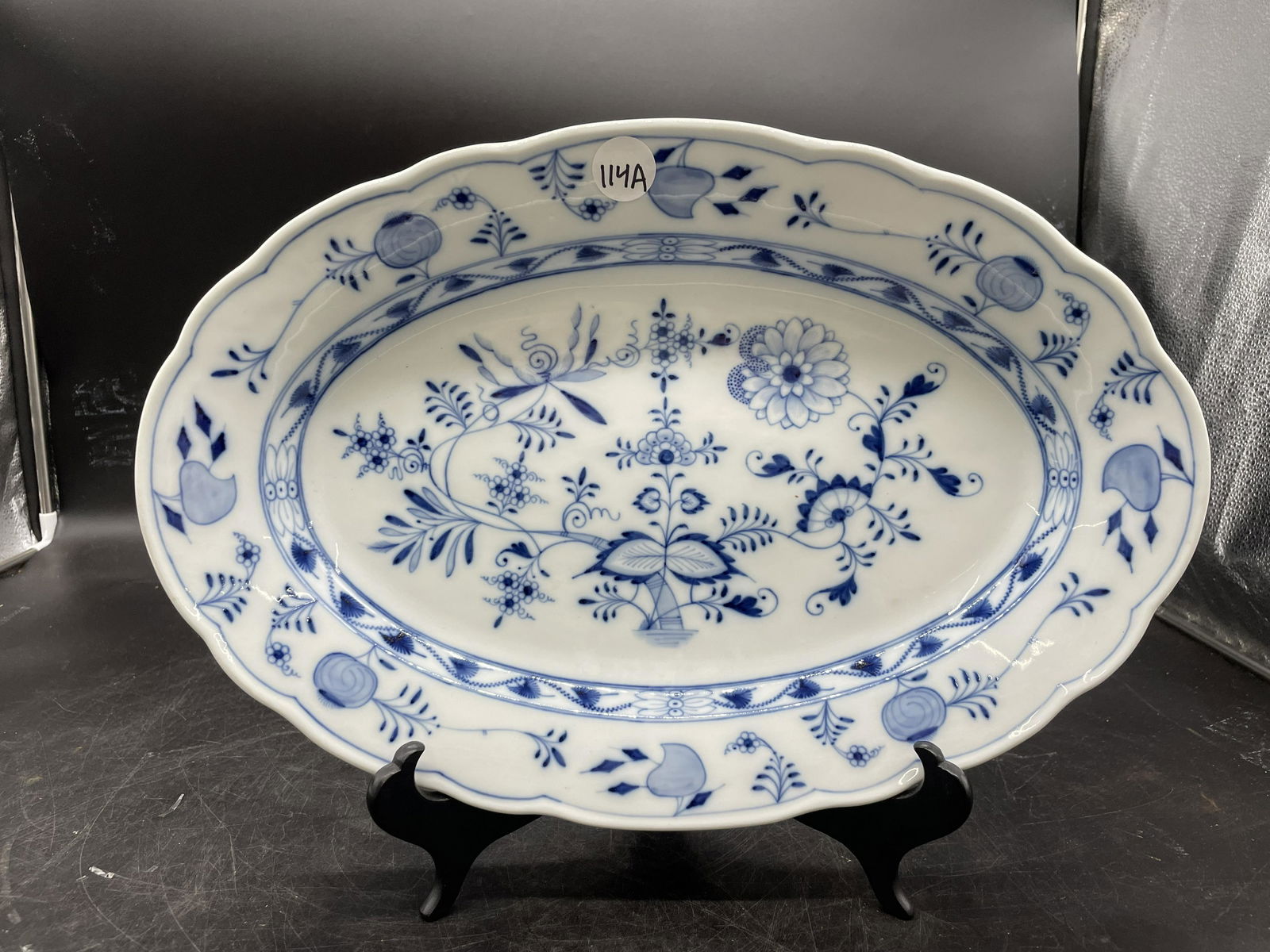 Large Meissen Blue Onion Deep Platter (1 of 4)