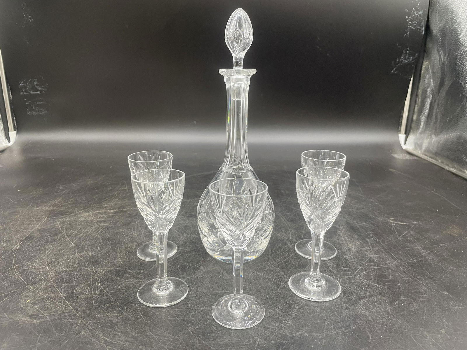 St. Louis France Crystal Cordial Set (1 of 2)
