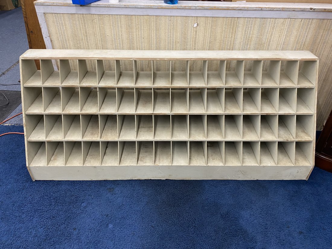 Early Country Sore Bin: 69"x27"x16", has vintage paint