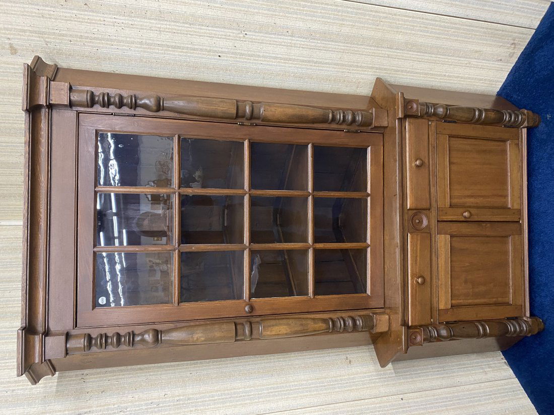 Antique Twelve Pane Corner Cupboard (1 of 11)