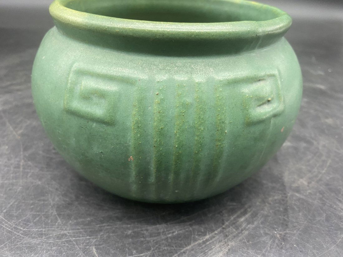 Art Pottery Planter with Greek Key Design (1 of 5)