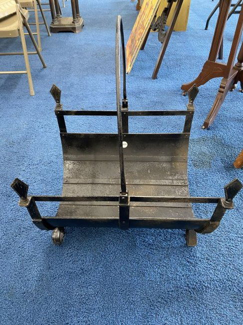Cast Iron Log Holder (1 of 7)