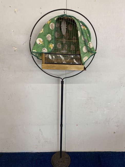 Vintage Hendryx Brass Bird Cage (1 of 6)