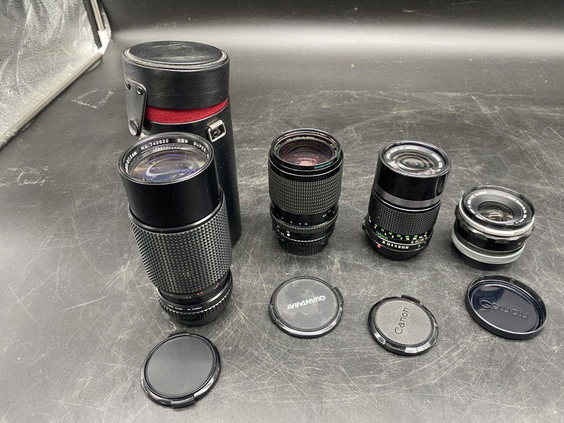 Four Camera Lenses (1 of 9)
