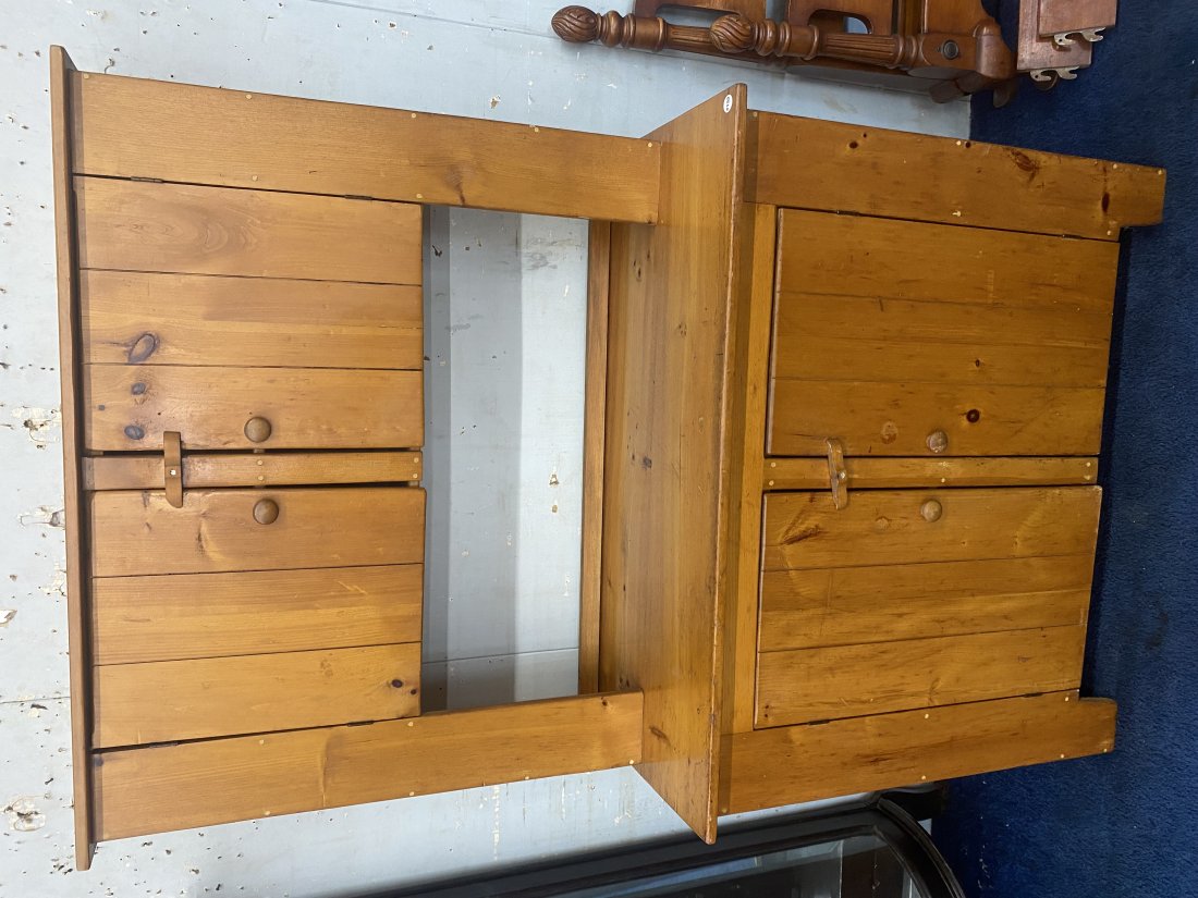 Primitive Style Pine Hutch (1 of 8)