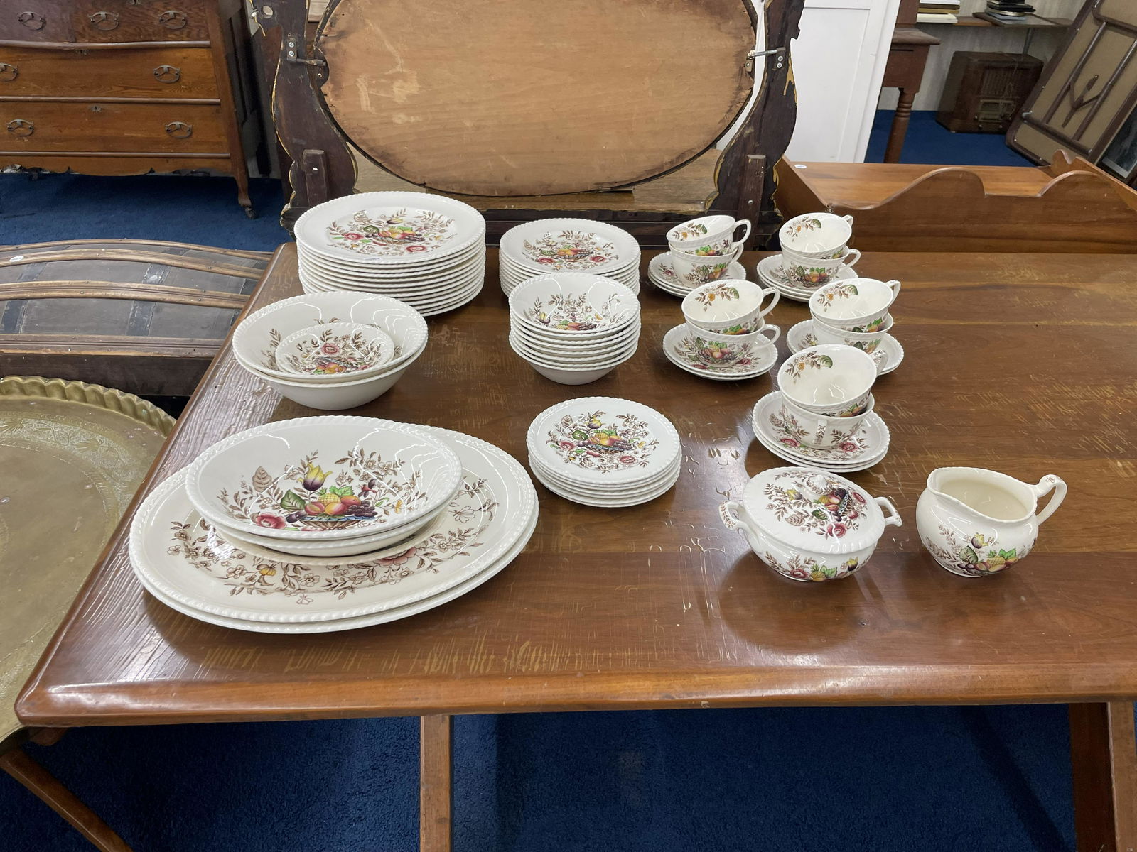 Set of Johnson Brothers "Pomona" China (1 of 5)