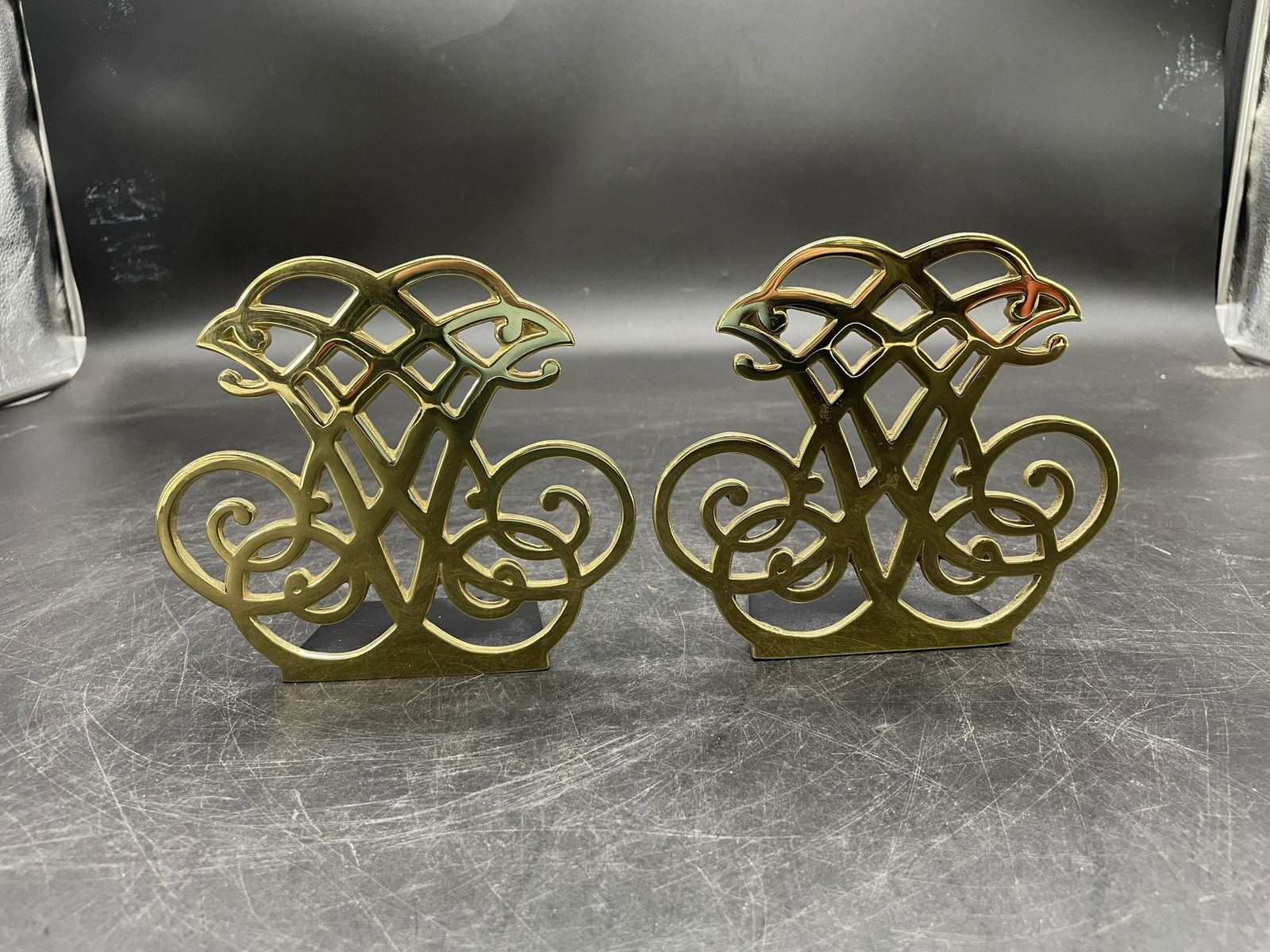 Thomas Jefferson Virginia Metal Crafters Bookends (1 of 3)