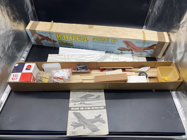 Kadet Mark II Remote Control Plane: in original box41"x7"x5", not used