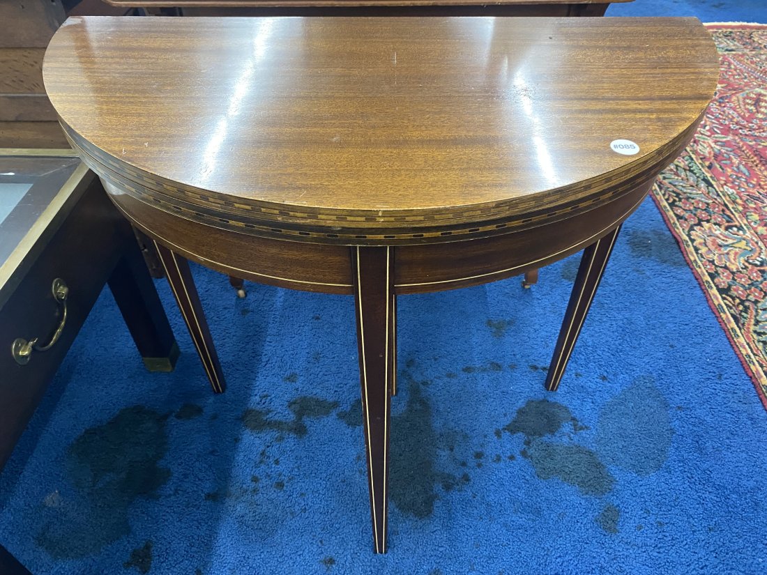 Mahogany Game Table (1 of 6)