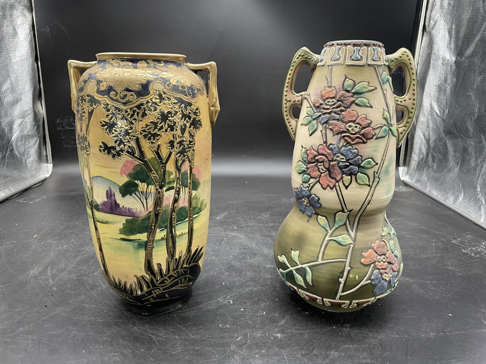 Two Nippon Style Vases (1 of 4)