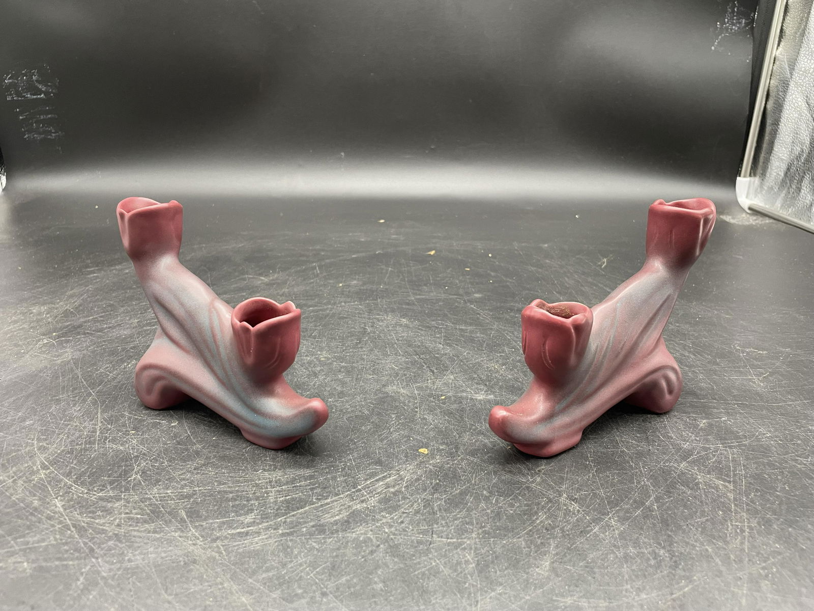 Van Briggle Candlesticks (1 of 3)