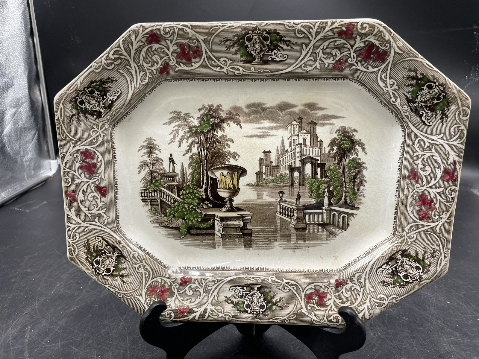 Antique Transferware Platter (1 of 4)