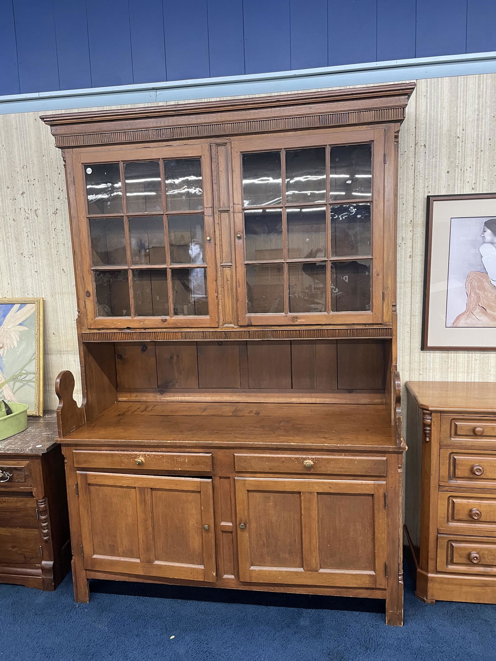 Two Piece Dutch Cupboard (1 of 5)