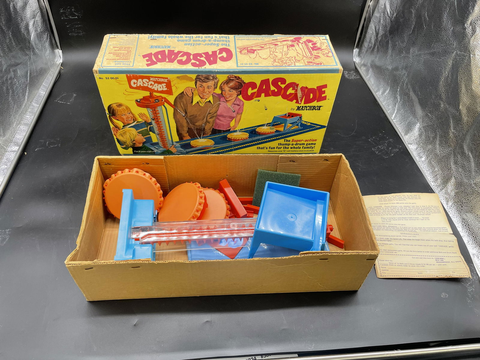 Cascade By Matchbox: Original game with instructions.