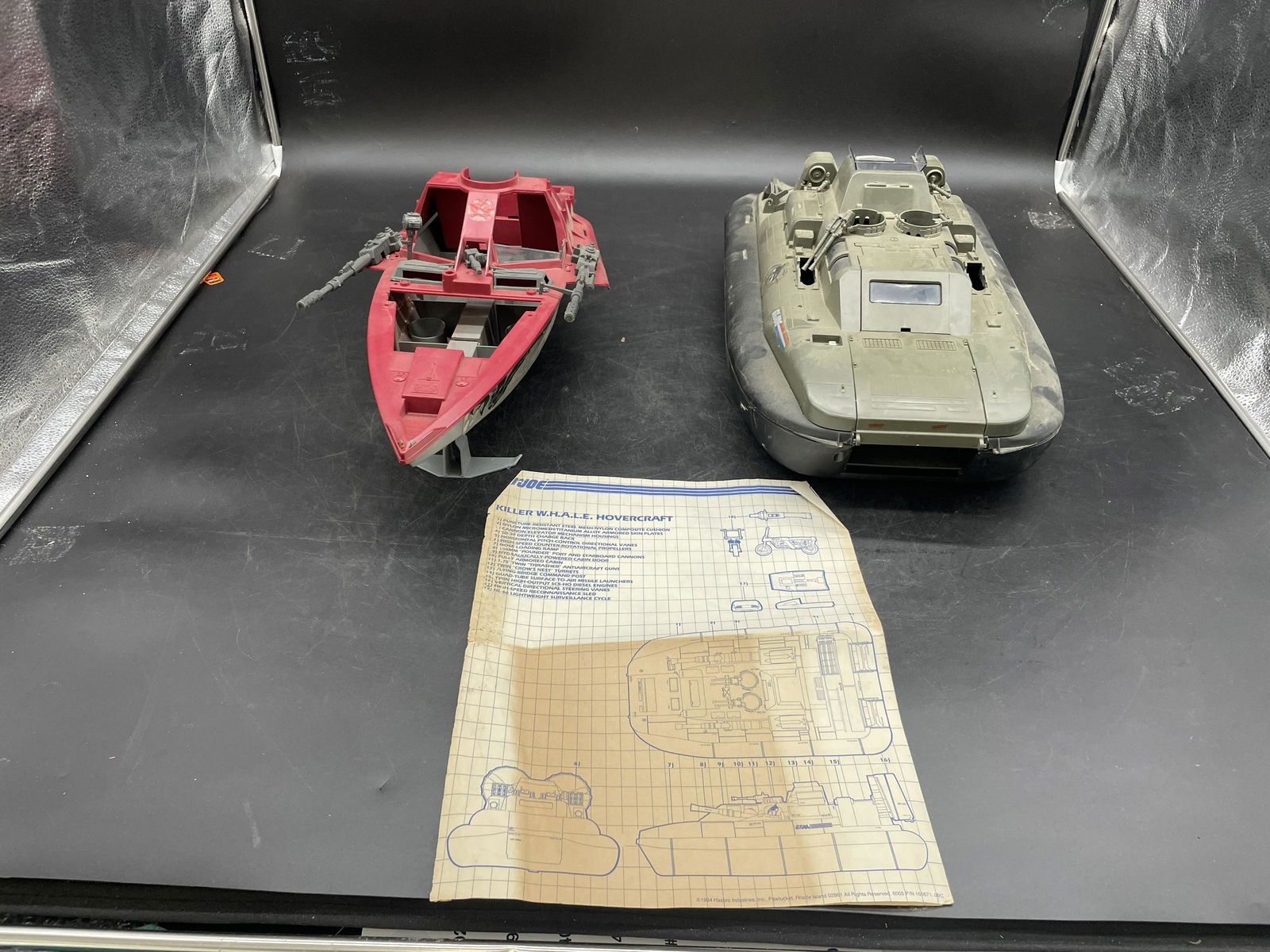Two GI Joe Vehicles: Includes Killer Whale Hovercraft.
