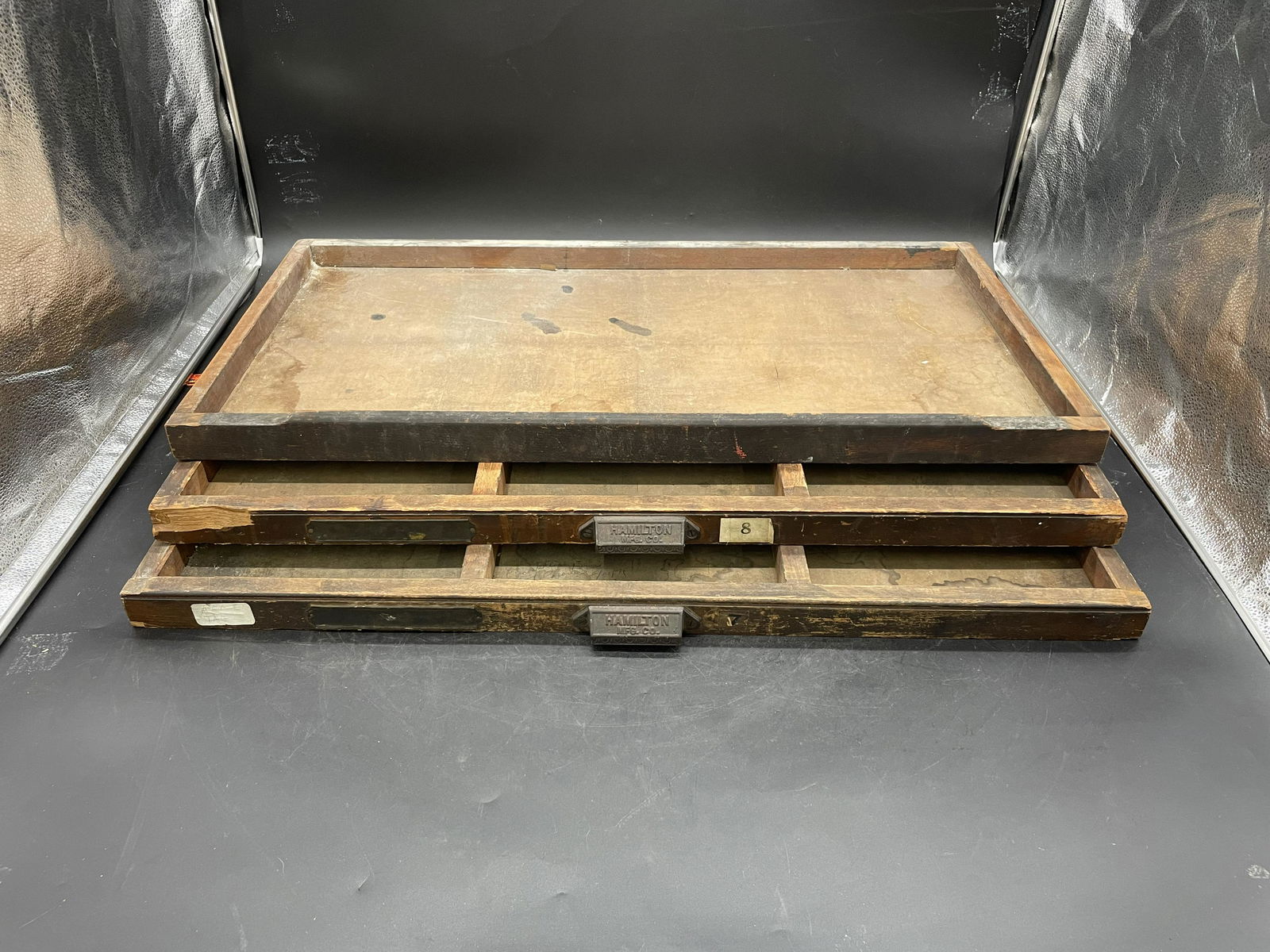 Three Hamilton Printer Drawers (1 of 3)