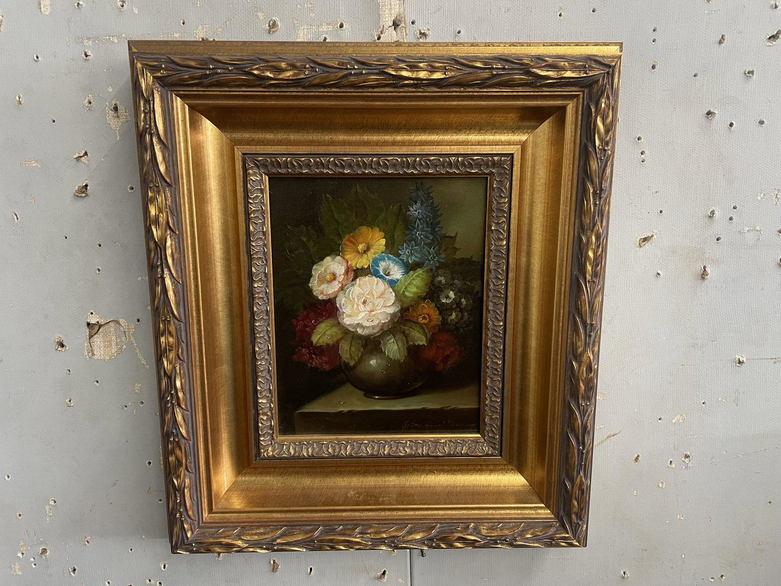 20thC Signed Oil on Canvas (1 of 4)