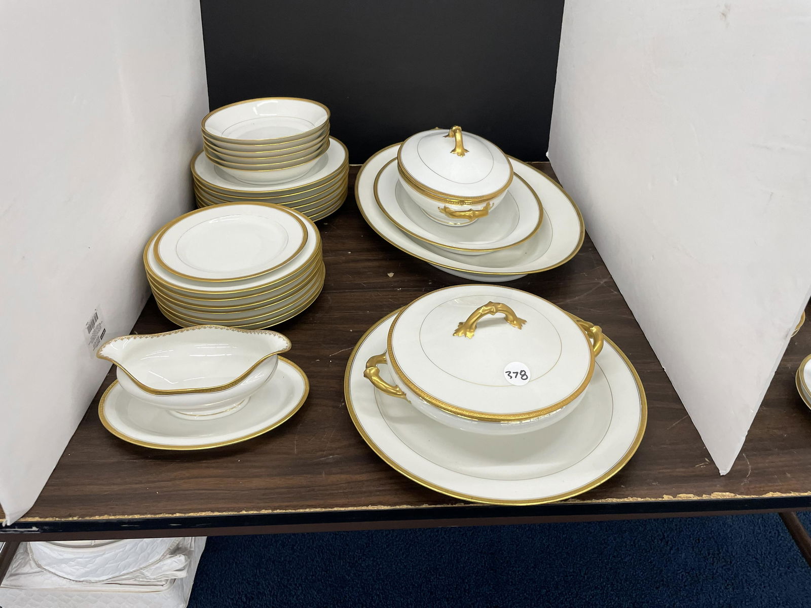 28 Pcs Haviland Limoge Gold China (1 of 5)