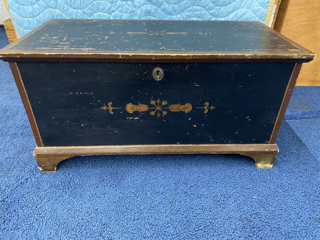 Dated 1928 Blanket Chest (1 of 7)