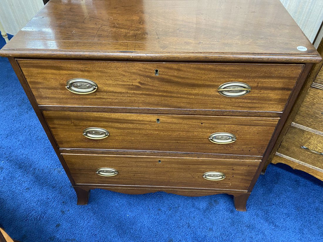 Period Chippendale Chest Of Drawers (1 of 6)