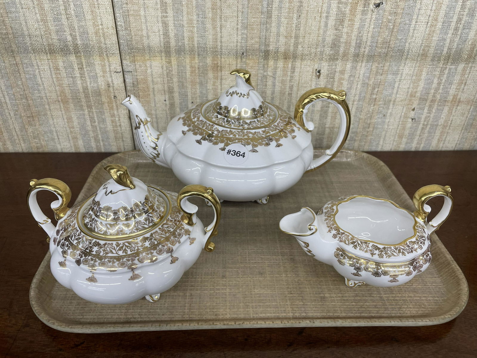 Three Piece Royal Staffordshire Tea Set (1 of 3)
