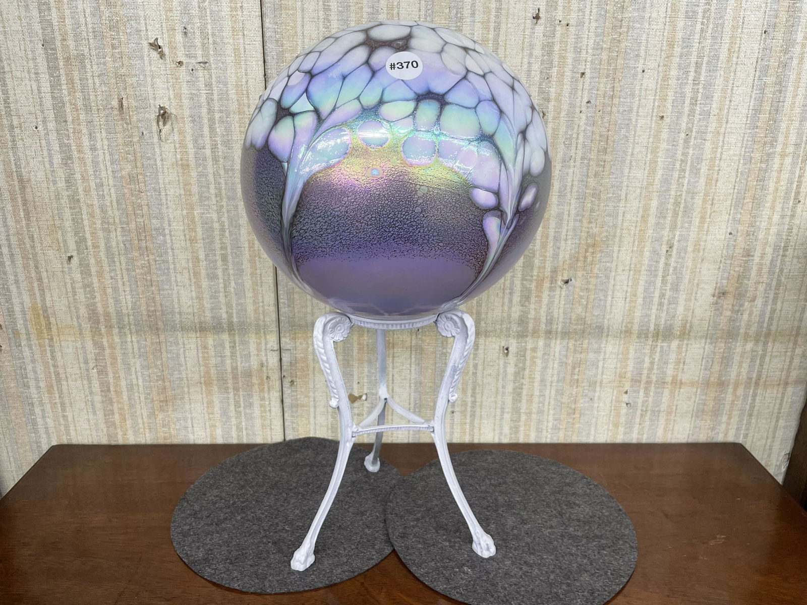 Borowski German Art Glass Gazing Ball (1 of 3)