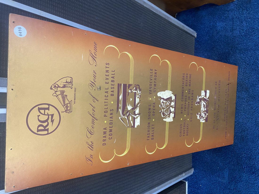 Vintage RCA Advertising Sign (1 of 4)