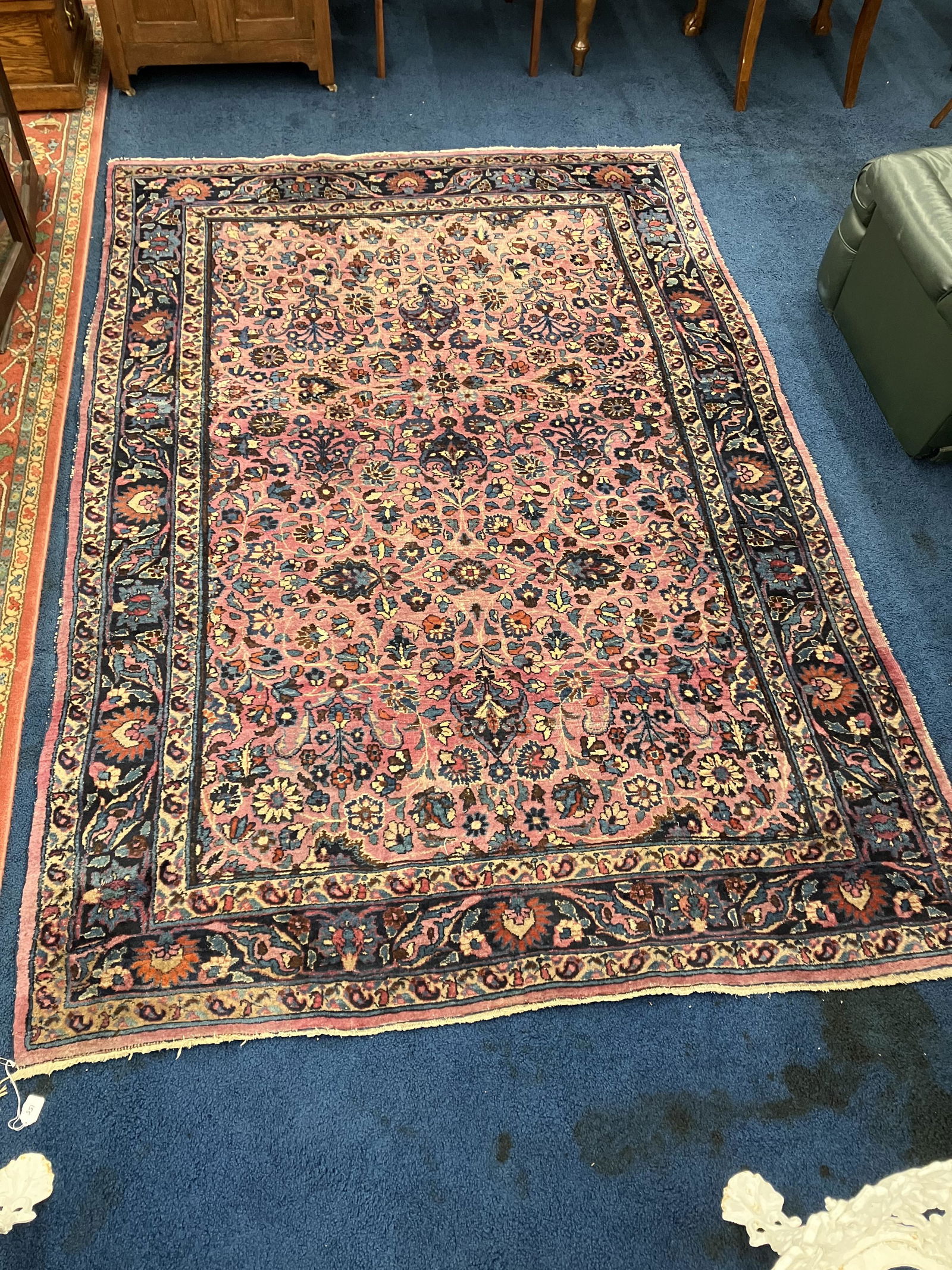 Antique Handmade Oriental Carpet (1 of 5)