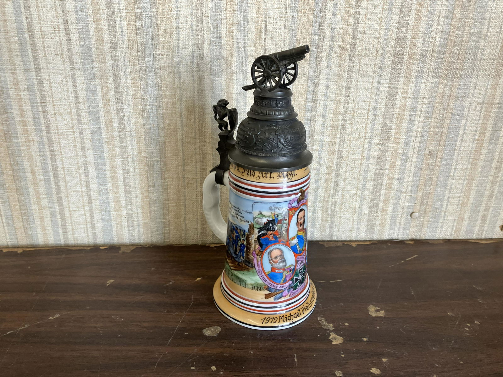 German Regimental Stein With Litho Pane (1 of 5)