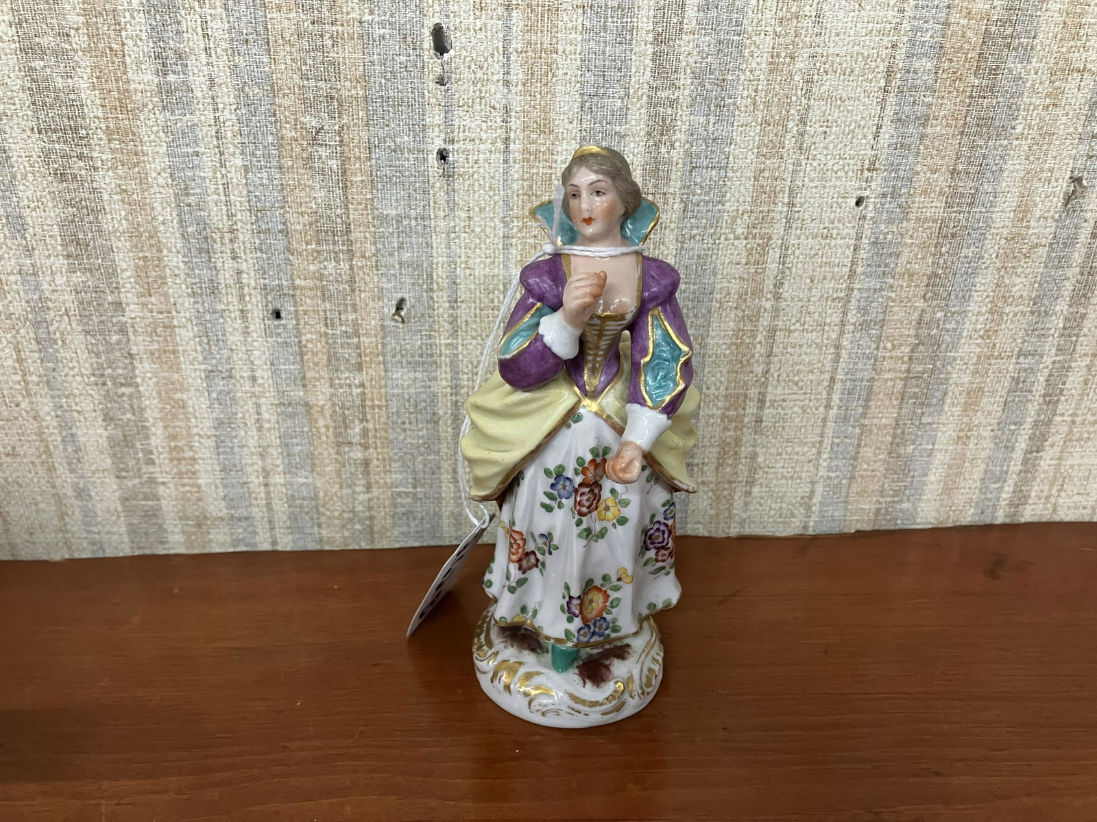 Meissen Figurine: cross swords marked, 5.5"H.