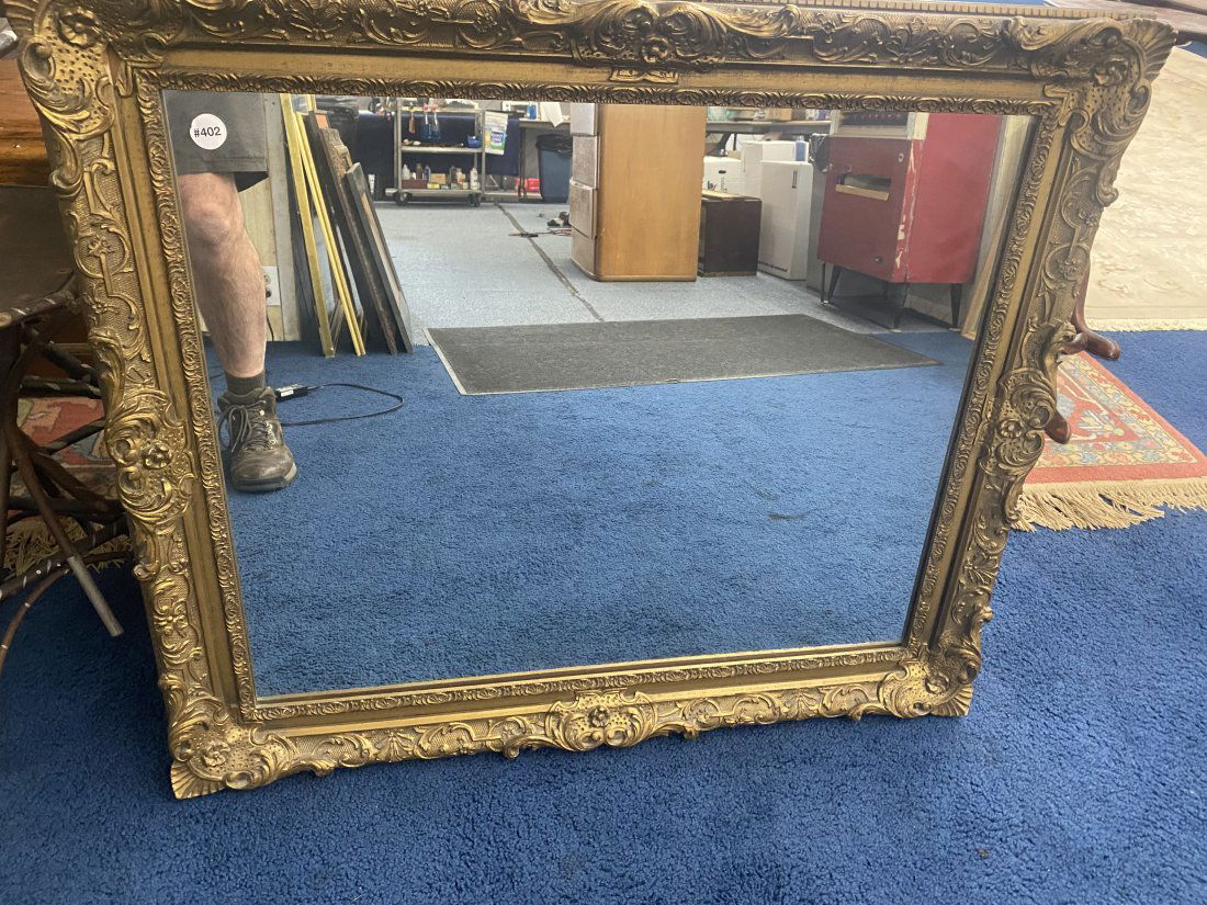 Antique Gilt Wood Mirror (1 of 5)
