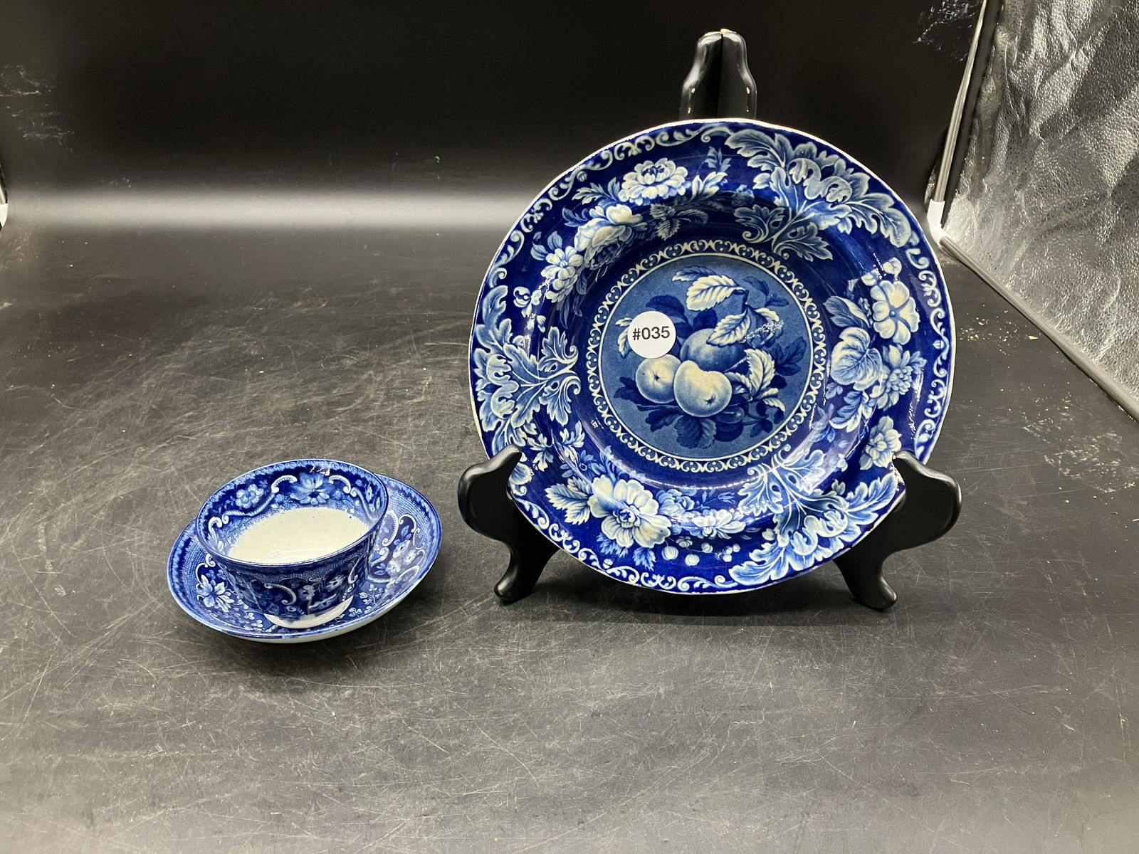 Three Pieces Of Flow Blue (1 of 4)