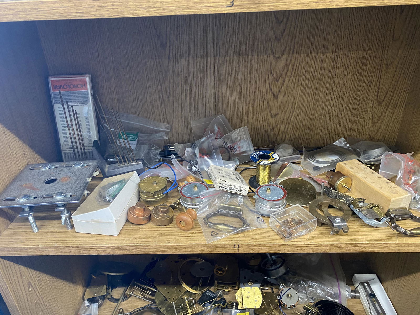 Shelf 4 - Clock Parts (1 of 3)