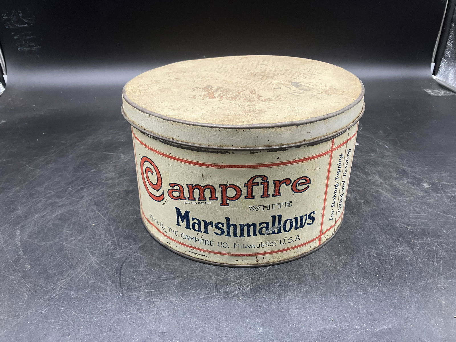 Vintage Campfire Marshmallows Adv Tin (1 of 4)
