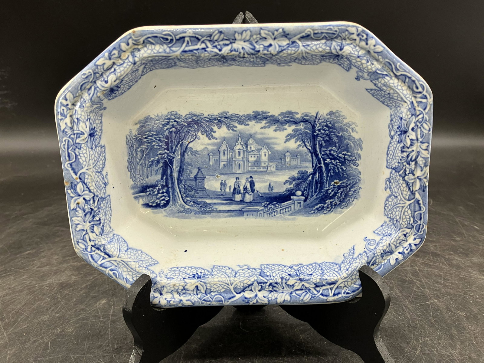Antique Transferware Open Vegetable Bowl (1 of 3)