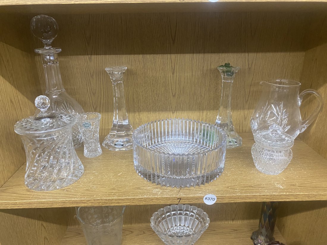 Shelf 7 Signed Glassware (1 of 3)