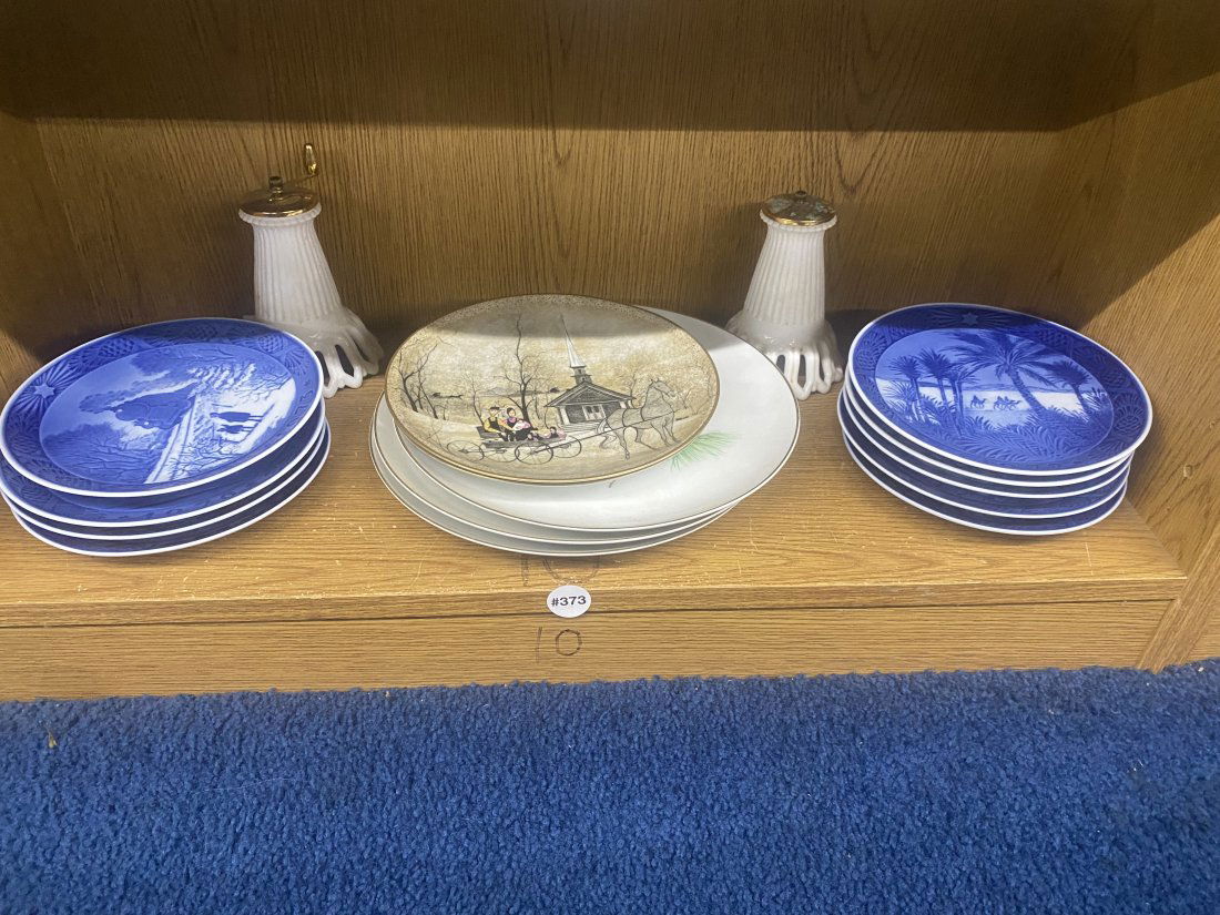 Shelf 10  Vintage Royal Copenhagen Christmas Plates and China (1 of 4)