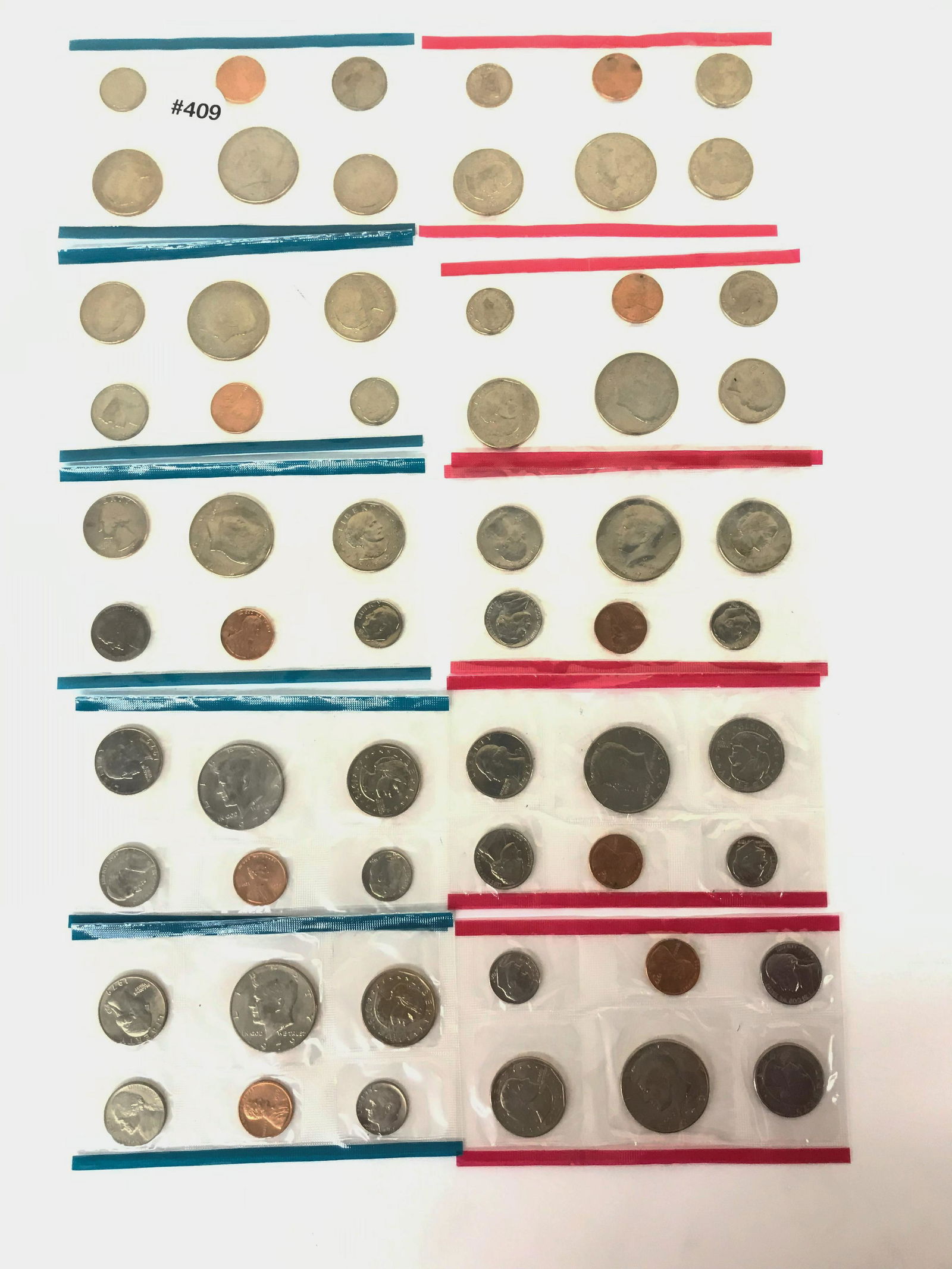 Ten 1979 Proof Sets (1 of 3)