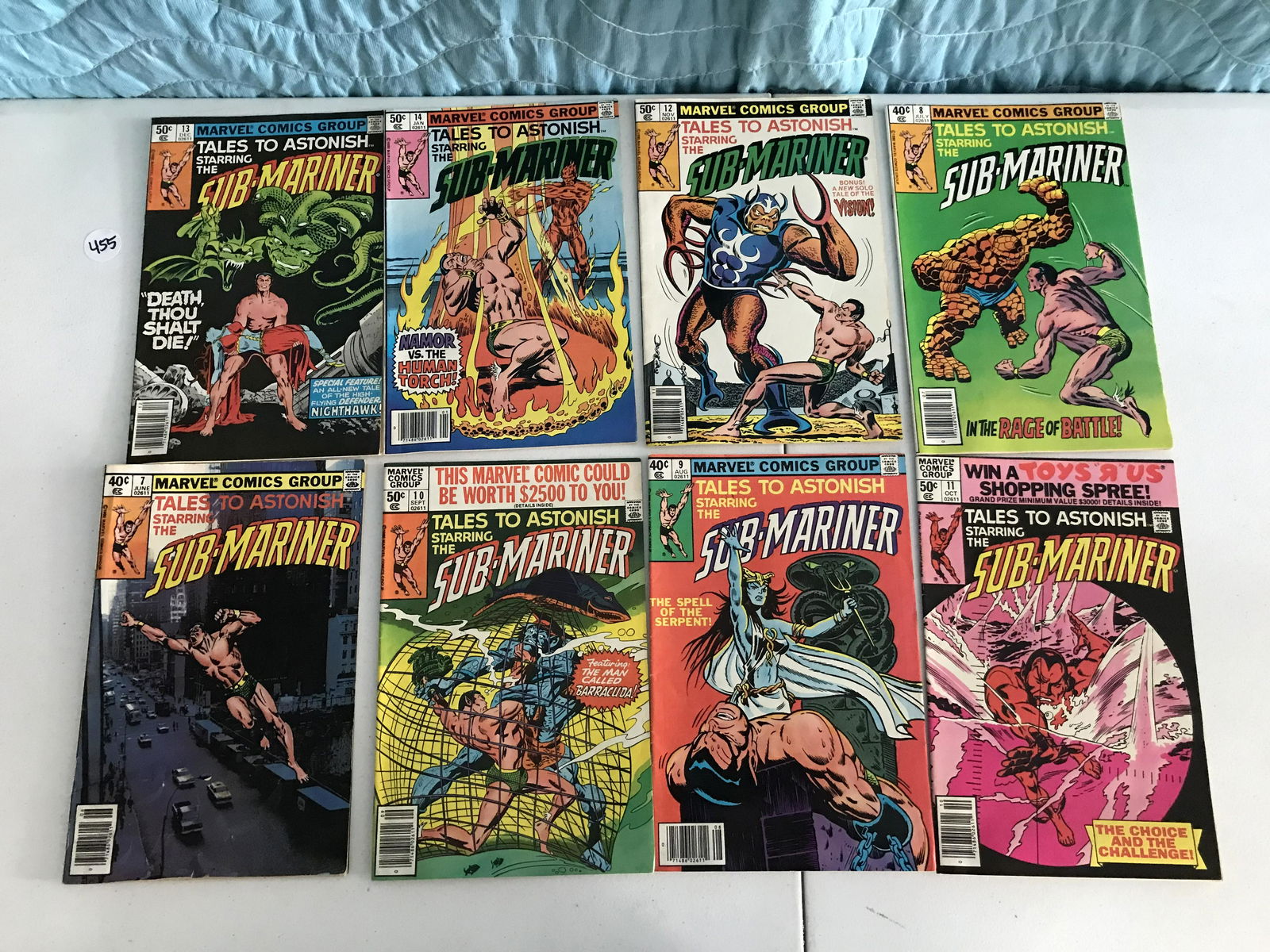 8 Marvel Sub-Mariner Comics (1 of 2)